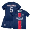 Maillot de Supporter Paris Saint-Germain Marquinhos 5 Domicile 2024-25 Pour Enfant